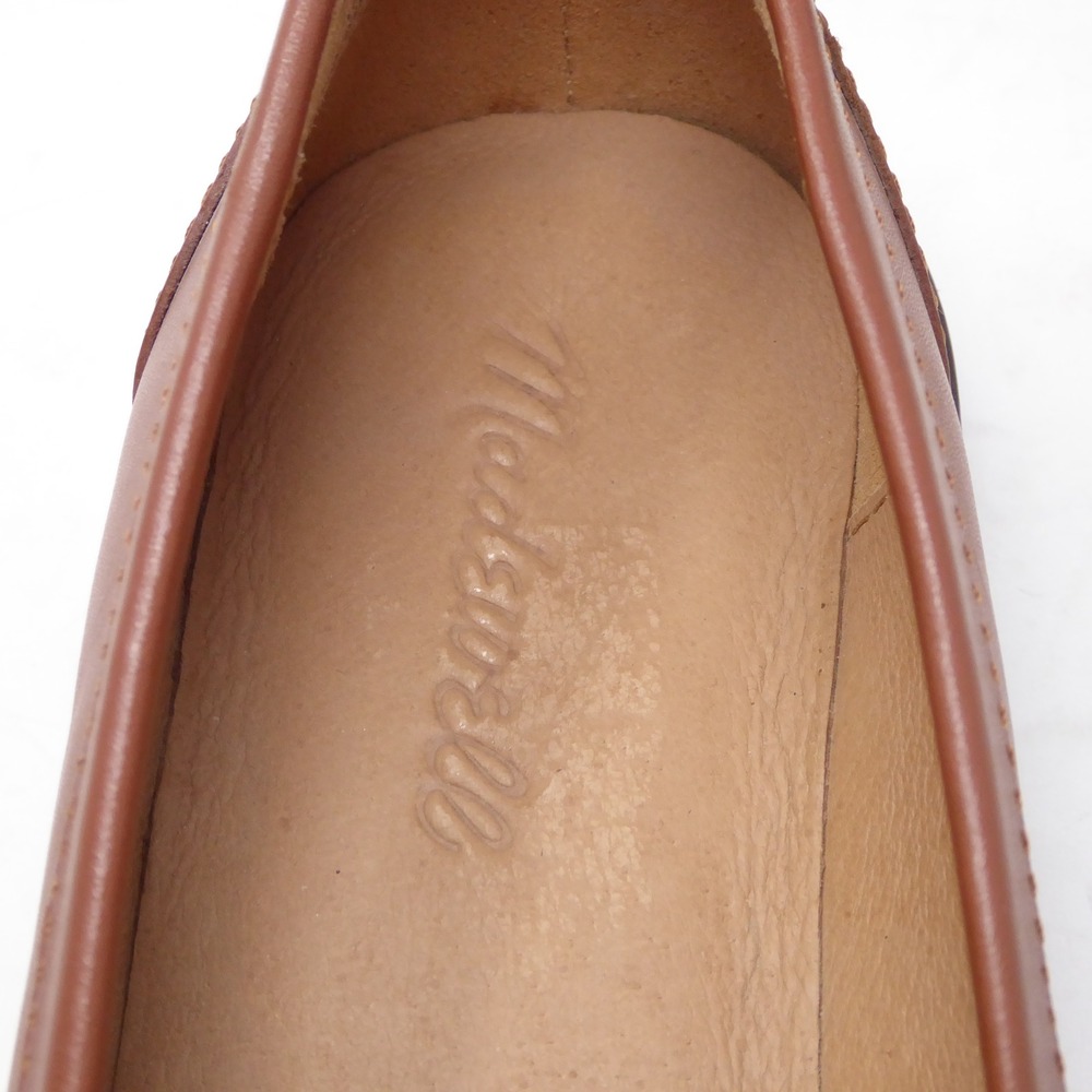 Madewell Womens The Vernon Penny Loafer Brown Leather NL839 Size 8 - Picture 8 of 10